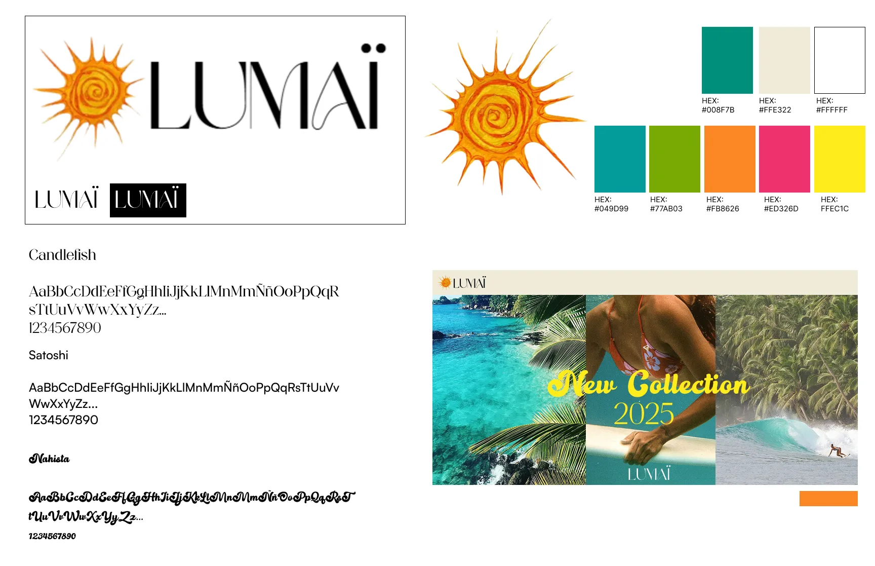 Identidad visual de Lumaï